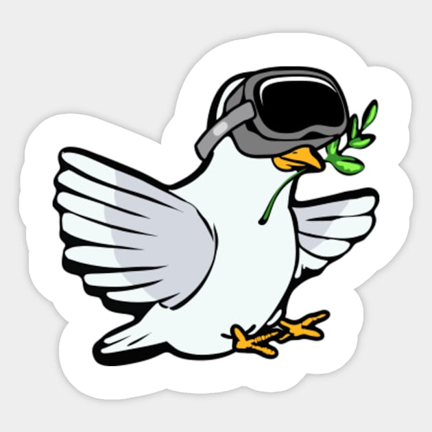 VR Peace Sticker by ESTO